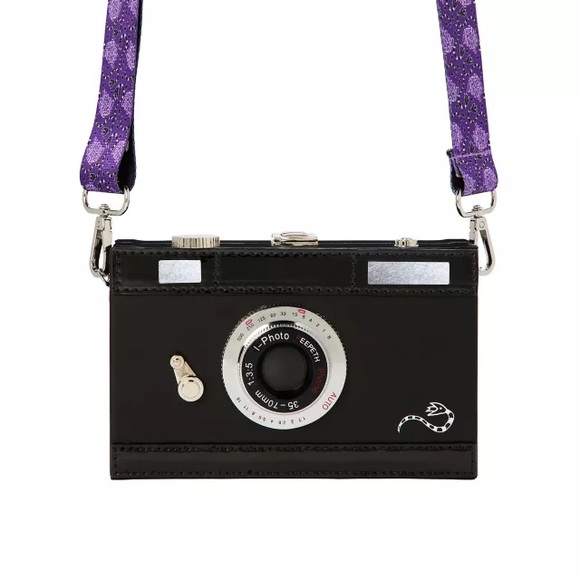 Beetlejuice Lydia Deetz Camera Crossbody Bag Purse Halloween Tim Burton NEW🖤 - Picture 7 of 11